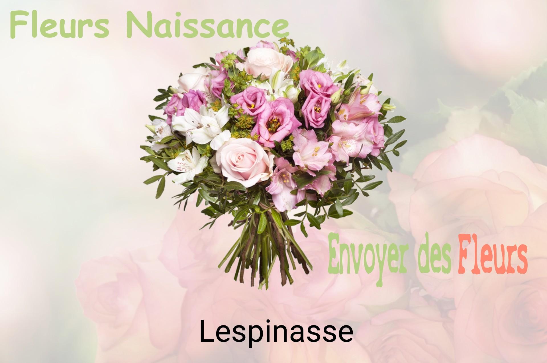 Bouquet de fleurs de naissance livré à Lespinasse